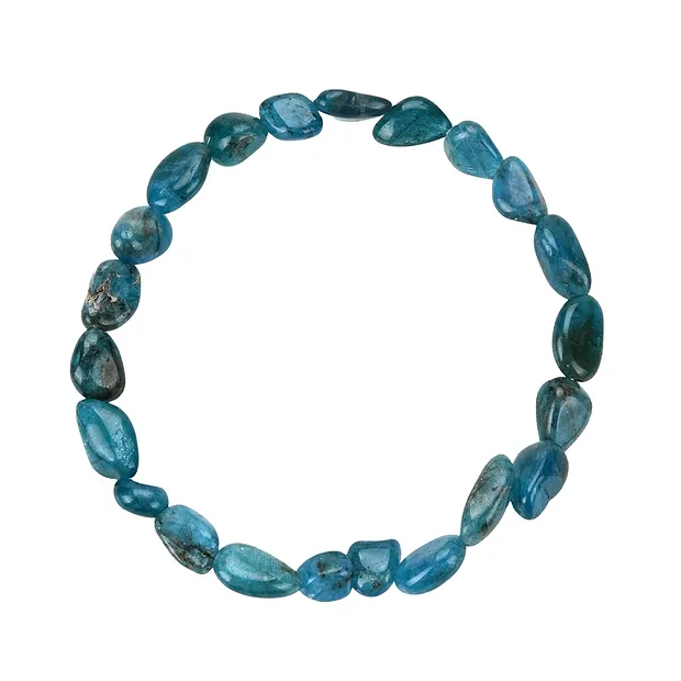 Bracciale, apatite scura (stab.), pepite di 06-08 mm | Marco Schreier