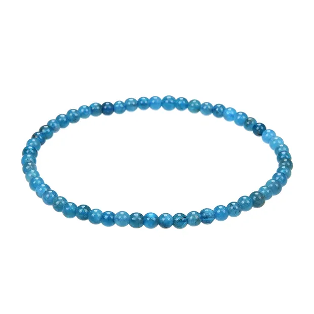 Bracelet, apatite (stab.), 04mm perles rondes | Marco Schreier