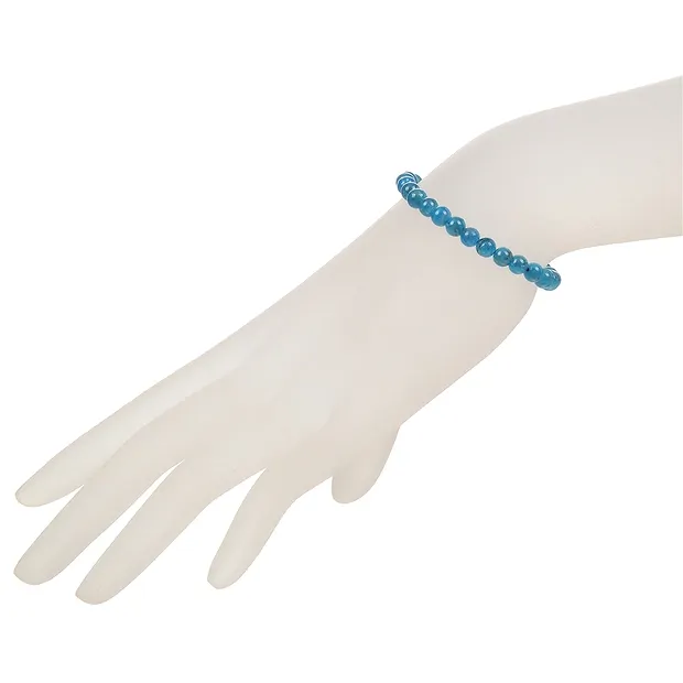 Armband, Apatit (stab.), 04 - 05mm Kugeln | GH Edelsteine, Heilsteine & Schmuck