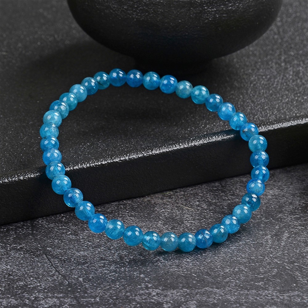Armband, Apatit (stab.), 04 - 05mm Kugeln | GH Edelsteine, Heilsteine & Schmuck