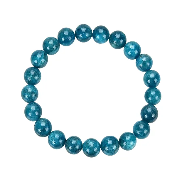Armband, Apatit (stab.), 09-10mm Kugeln | GH Edelsteine, Heilsteine & Schmuck