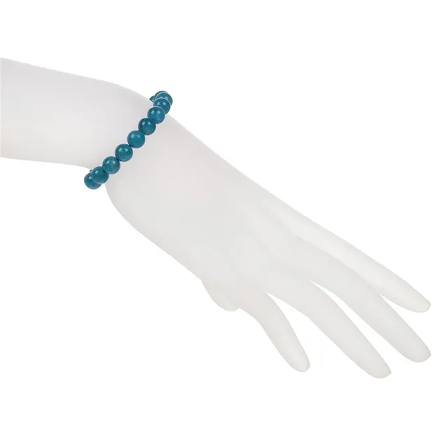 Bracciale, apatite (stab.), perle di 07,5 - 08,5 mm | Marco Schreier