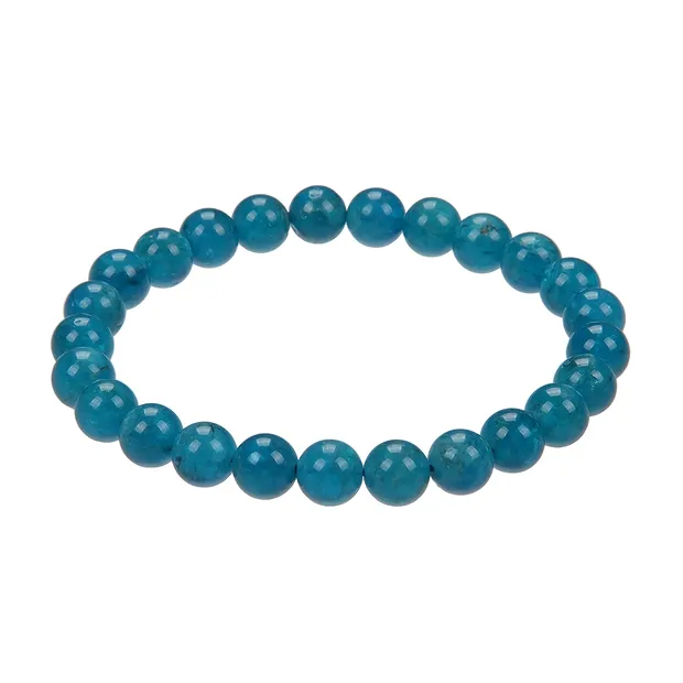 Bracciale, apatite (stab.), perle di 07,5 - 08,5 mm | Marco Schreier