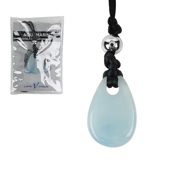 Aquamarine pendant "Vision & determination" | wholesaler gems & healing stones