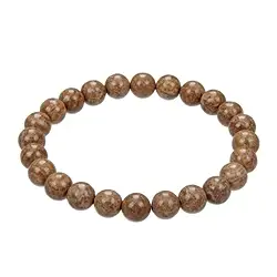 0602350108 Bracelet, aragonite (Eichenberg), 08mm beads | wholesaler gems & healing stones