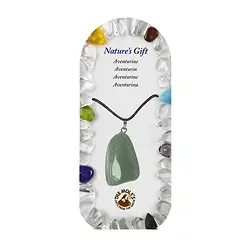 0603122033 Colgante de piedra rodada con Anilla, aventurina, para soporte de suelo | Marco Schreier