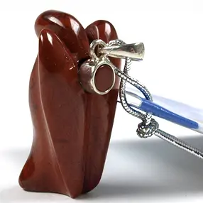 Engel-Anhänger Aventurin grün (Ruhe), 3,0cm | Edelsteine, Heilsteine & Schmuck