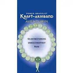 0603150001 Kraftarmband Aventurin | Schreier Großhändler Edelsteine, Heilsteine & Schmuck