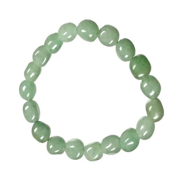 Pulsera, Aventurina (verde), pepitas de 10 - 12mm | Marco Schreier