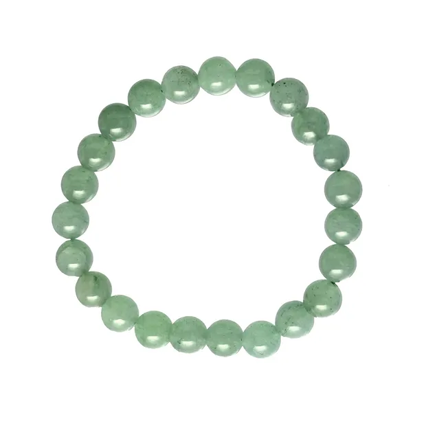 Bracelet, aventurine, 08mm beads | wholesaler gems, healing stones & jewelry