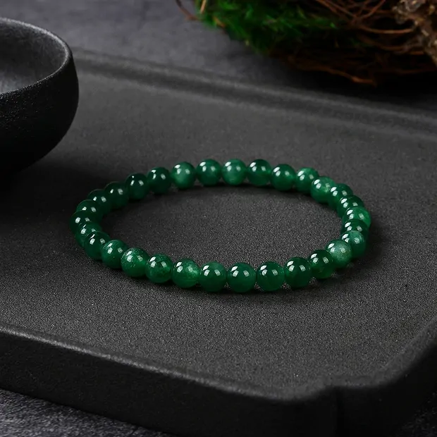Bracelet, Aventurine (aventurine étoilée), 06mm perles rondes | Marco Schreier