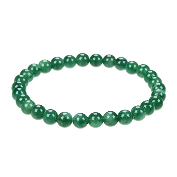 Bracelet, aventurine (star aventurine), 06mm beads | Marco Schreier