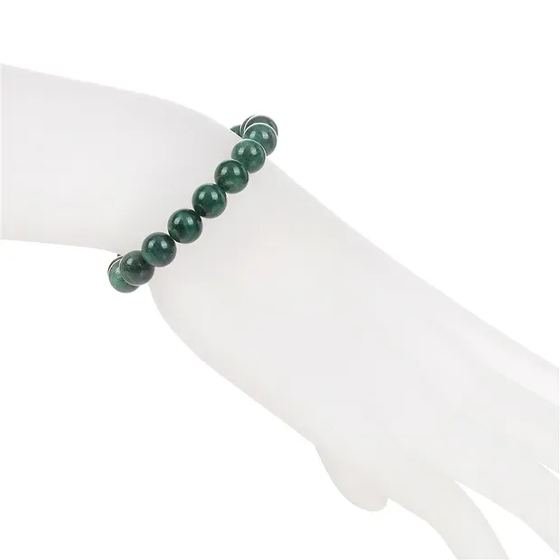 Bracelet, aventurine (star aventurine), 08mm beads | Marco Schreier