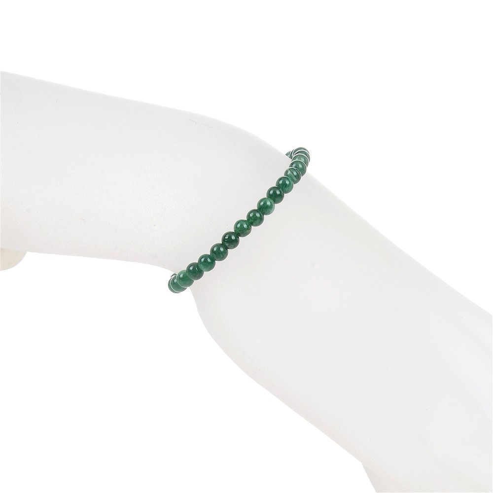 Bracelet, Aventurine (aventurine étoilée), 04mm perles rondes | Marco Schreier