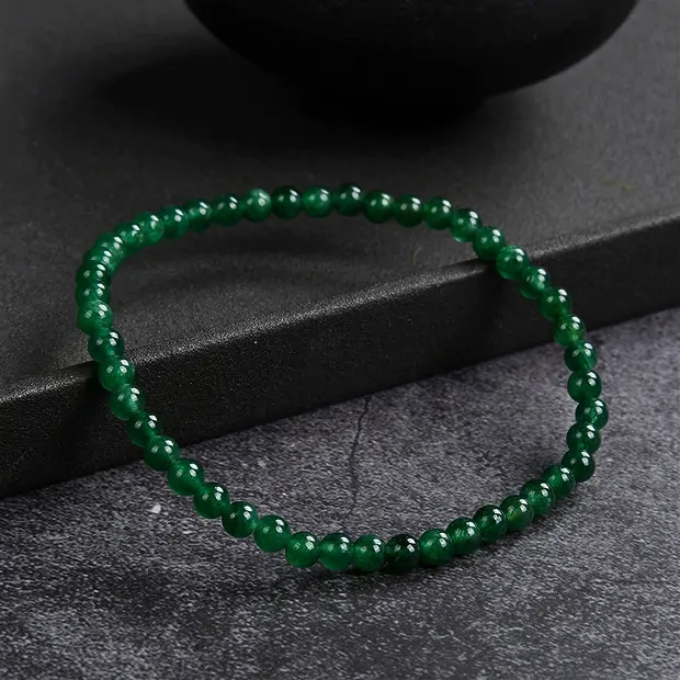Bracelet, aventurine (star aventurine), 04mm beads | Marco Schreier