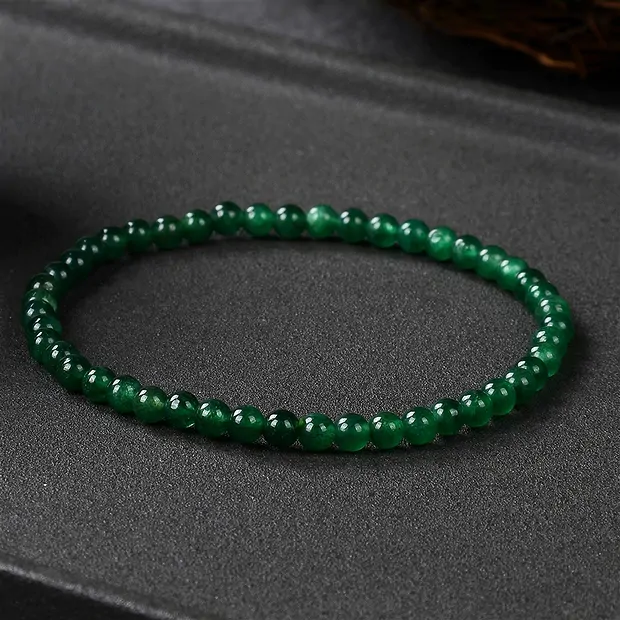 Bracelet, Aventurine (aventurine étoilée), 04mm perles rondes | Marco Schreier