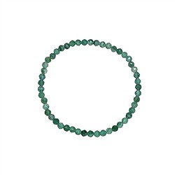 0603150231 Bracelet, Aventurine, 03mm boules, facettes, 14cm (court) | Marco Schreier