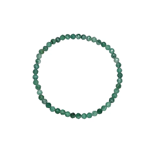 Bracciale, avventurina, perline 03 mm, sfaccettate, 14 cm (corto) | Marco Schreier