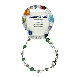 0603156001 Bracciale a filo, avventurina, perline 06 mm, per supporto da terra  | Marco Schreier