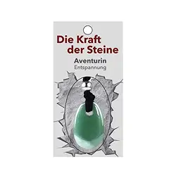 0603171015 Kraftstein-Anhänger Aventurin (Entspannung) | Edelsteine, Heilsteine & Schmuck