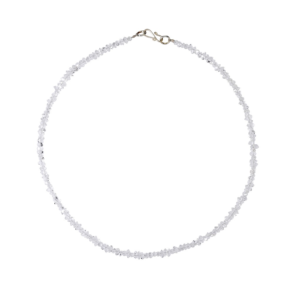 Chaîne Diamants d'Herkimer, 06-07mm/42cm (moyen) | Marco Schreier