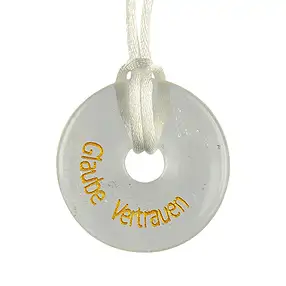 Wunscherfüllungs-Donut "Glaube", Bergkristall | Edelsteine, Heilsteine & Schmuck