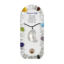 0603522033 Pendentif en pierres roulées avec anneaux, Cristal de roche, pour support au sol | Marco Schreier