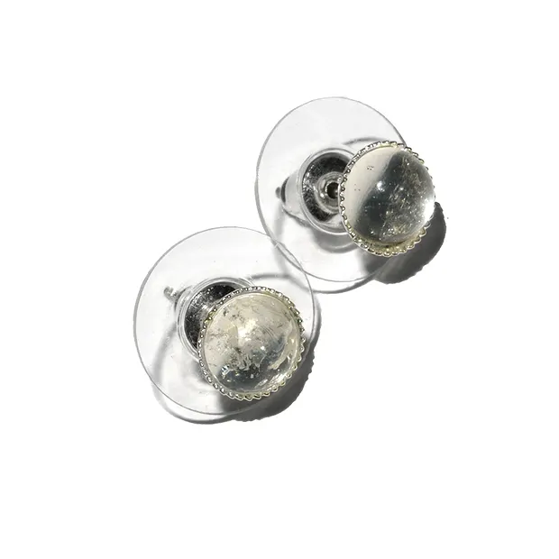 Ohrstecker, Bergkristall, Metall | Großhändler Edelsteine, Heilsteine & Schmuck