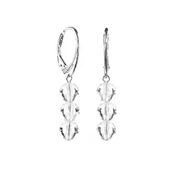 0603545442 Ohrhänger Bergkristall 6mm-Kugeln, lose | GH Edelsteine, Heilsteine & Schmuck