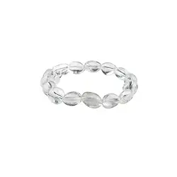 0603550020 Bracelet, Rock Crystal, 10 - 12mm nuggets | wholesaler gems & healing stones