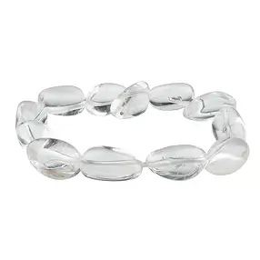 Bracelet, Cristal de roche, 12-14mm Nuggets | Marco Schreier