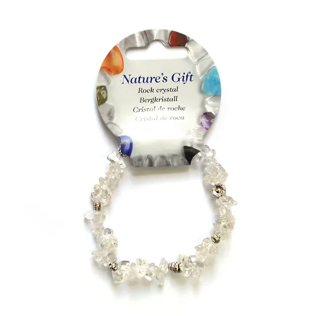 Splitterarmband, Bergkristall | Großhändler Edelsteine, Heilsteine & Schmuck