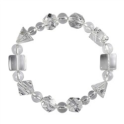 0603550084 Armband, Bergkristall, Platonische K&#xF6;rper | GH Edelsteine, Heilsteine &amp; Schmuck