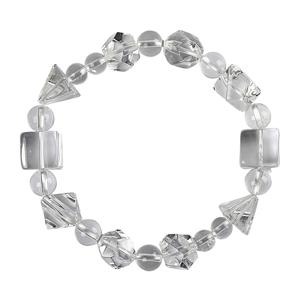 Bracciale, Cristallo di rocca, corpi platonici | Marco Schreier