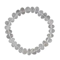 0603550085 Bracciale, Cristallo di rocca, pepite da 08-10 mm, forato a croce | Marco Schreier