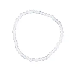 0603550104 Bracelet, Cristal de roche, 04mm perles rondes | Marco Schreier