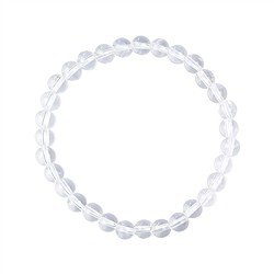 0603550106 Bracelet, Rock Crystal, 06mm beads | wholesaler gems, healing stones &amp; jewelry