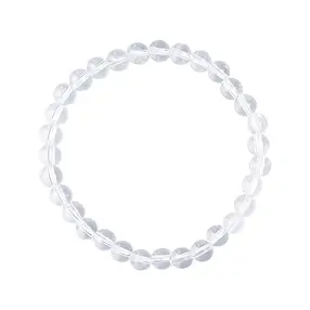 Pulsera, Cristal de roca, cuentas de 06mm | Marco Schreier