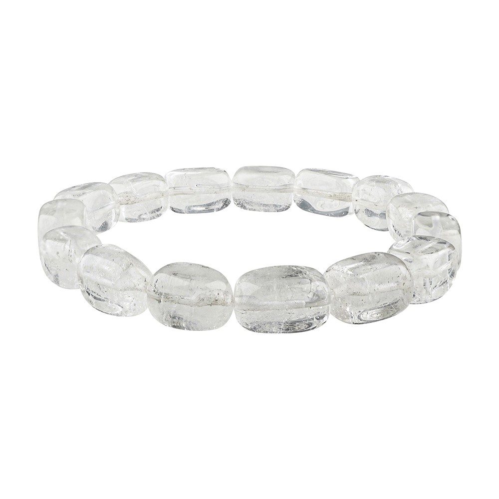 Bracciale, Cristallo di rocca EXTRA, 12 mm, rettangolare | Marco Schreier