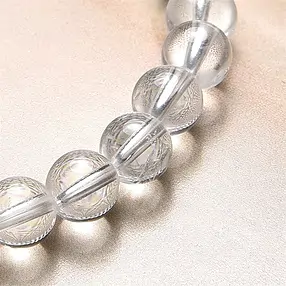 Bracelet, Rock Crystal, 06mm beads, 15cm (for children) | Marco Schreier
