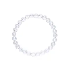 0603550206 Bracelet, Rock Crystal, 06mm beads, 15cm (for children) | Marco Schreier