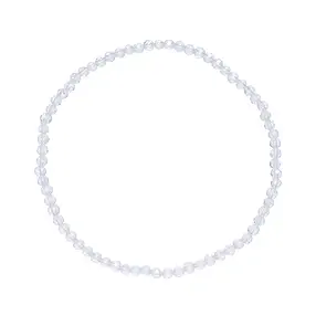 Pulsera, Cristal de roca, cuentas de 03mm, facetadas, 19cm | Marco Schreier