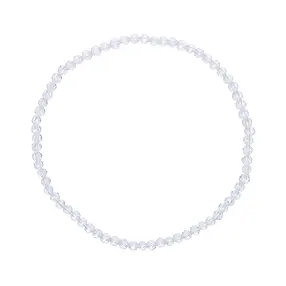Bracelet, Cristal de roche, 04mm boules, facettées | Marco Schreier