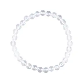 Armband, Bergkristall, 06mm Kugeln, facettiert | Marco Schreier