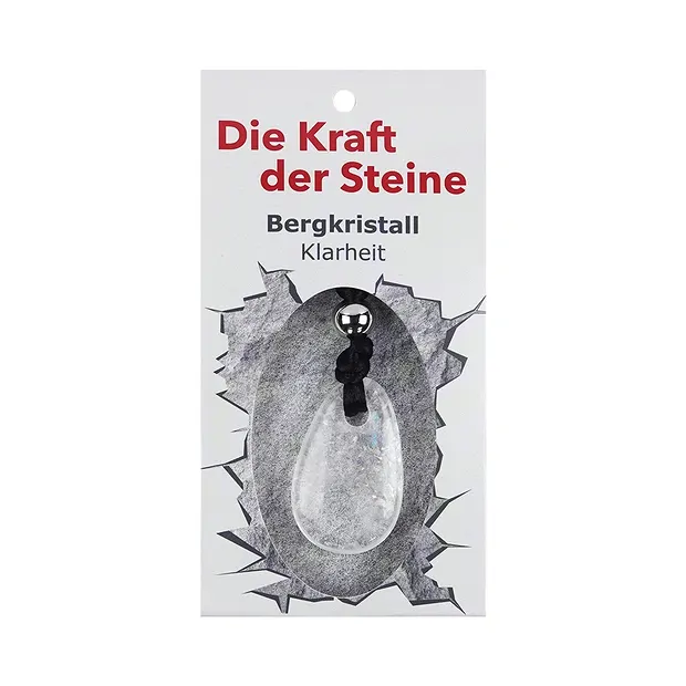 Kraftstein-Anhänger Bergkristall (Klarheit) | Edelsteine, Heilsteine & Schmuck
