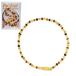 0603610006 Baby necklace baroque pearls colorful, safety clasp | Marco Schreier