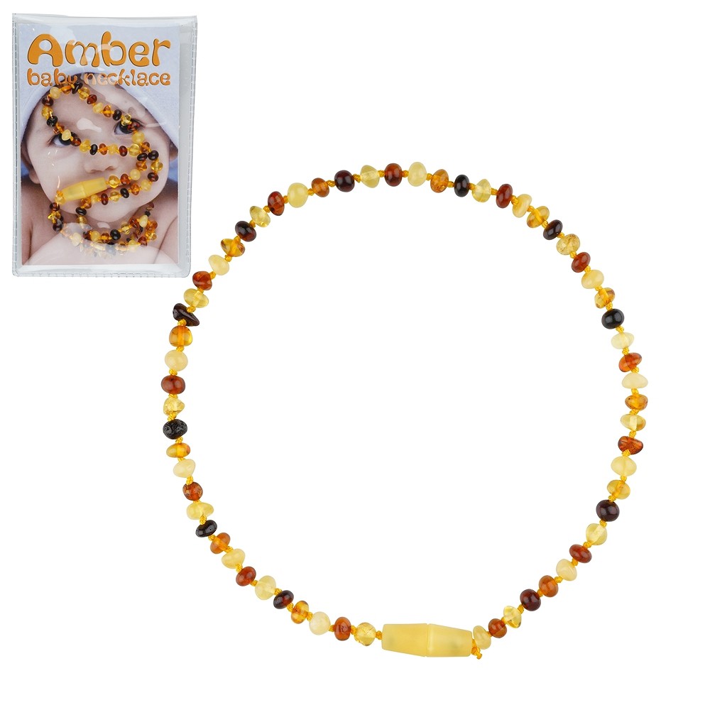 Collar bebé perlas barrocas, colorido, Cierre de seguridad | Marco Schreier