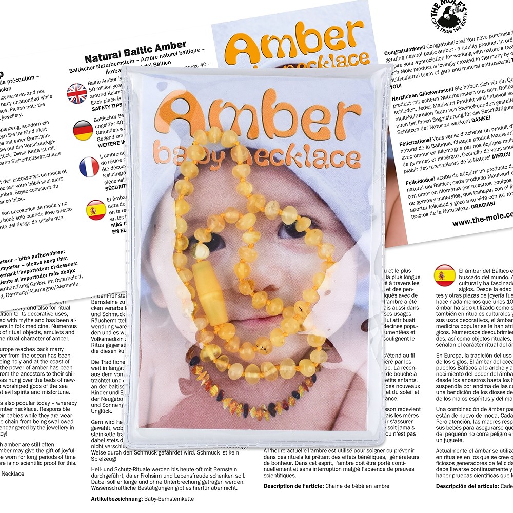 Collana per bambini con perle barocche color latte, fermaglio di sicurezza | Marco Schreier