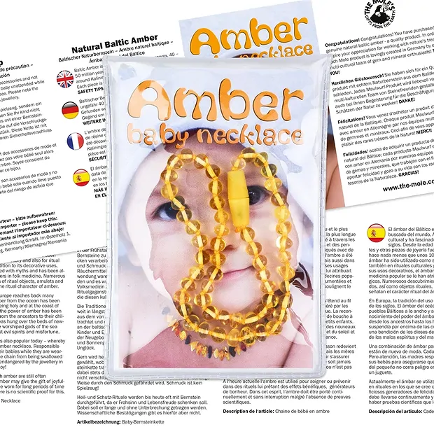 Collana per bambini con perle barocche di colore chiaro, fermaglio di sicurezza | Marco Schreier