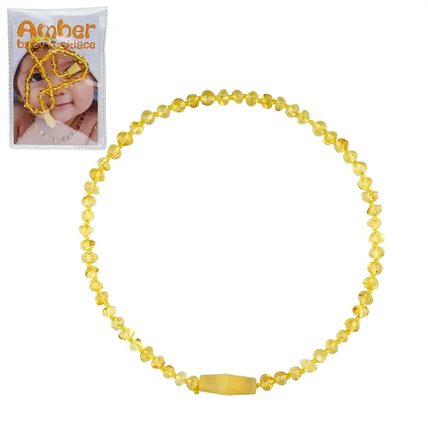 Collana per bambini con perle barocche di colore chiaro, fermaglio di sicurezza | Marco Schreier